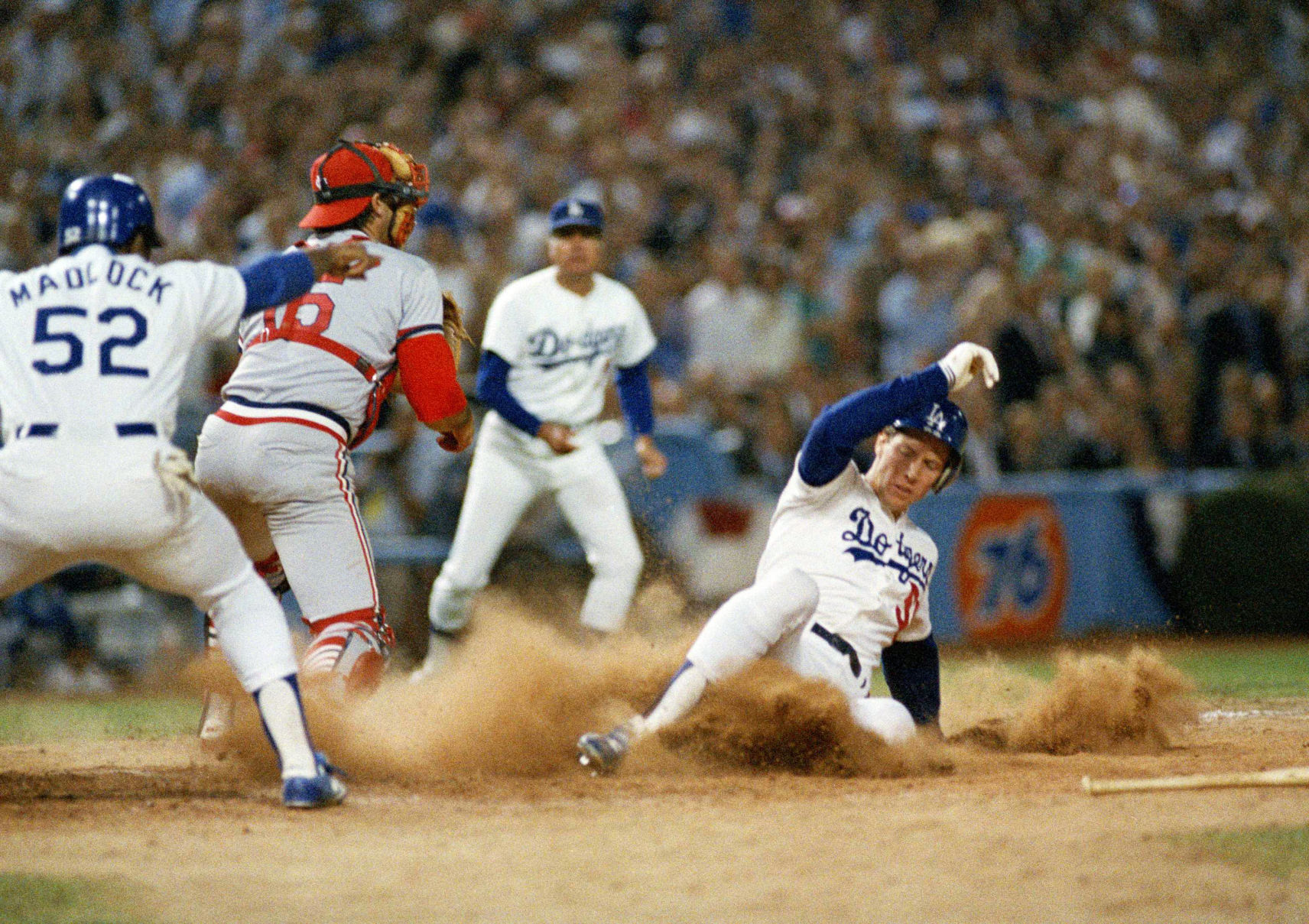NL Playoffs Cardinals Dodgers 1985